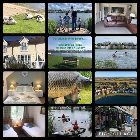 Liming Lodge - Lakeside Home In The Cotswolds South Cerney Buitenkant foto